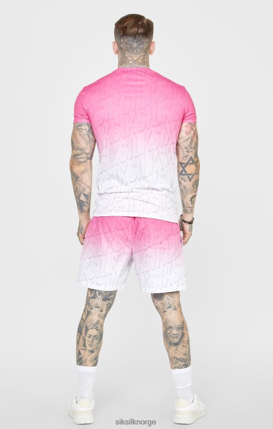 SikSilk menn rosa logo fade svømmeshorts V8JH48614 klær