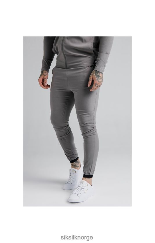 SikSilk menn agility poly ripstop treningsbukse - grå V8JH48527 klær