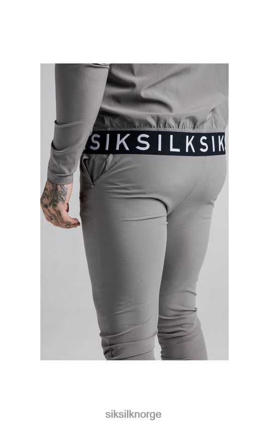SikSilk menn agility poly ripstop treningsbukse - grå V8JH48527 klær