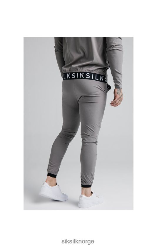 SikSilk menn agility poly ripstop treningsbukse - grå V8JH48527 klær