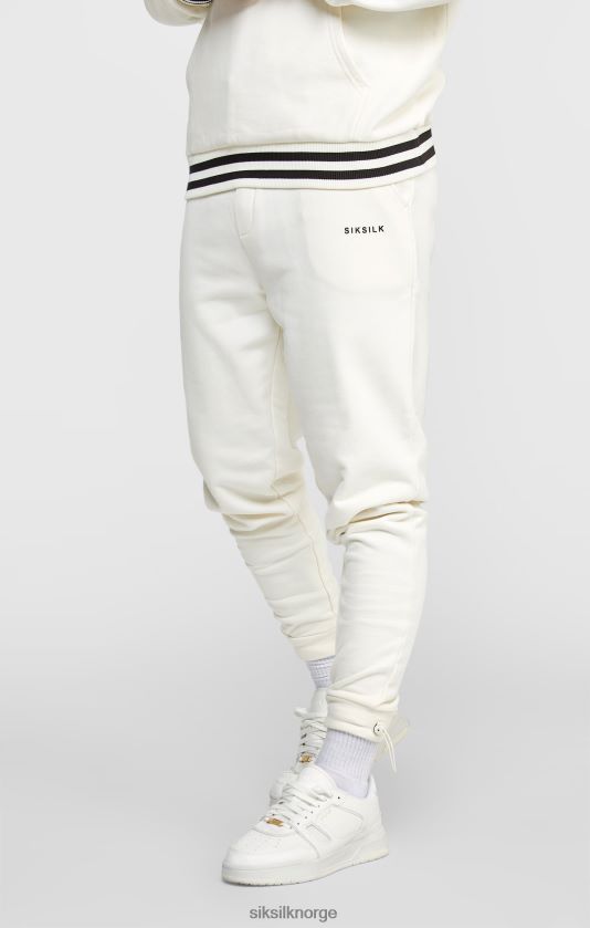 SikSilk menn ecru jogger med stripe linning V8JH48519 klær