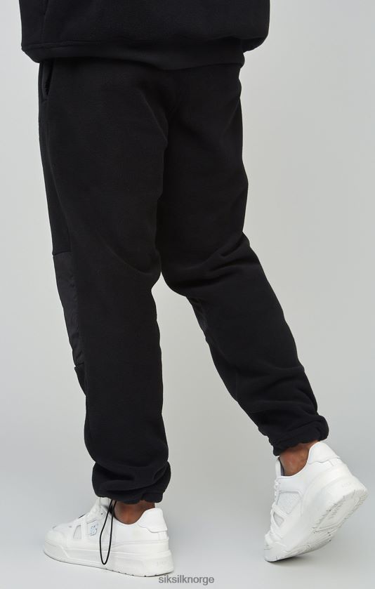 SikSilk menn ecru polar fleece jogger med mansjettpanel V8JH48523 klær