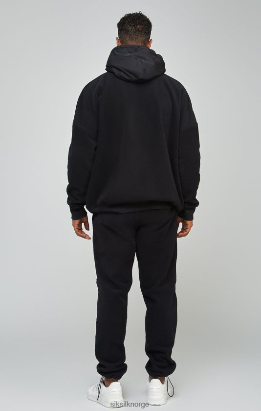 SikSilk menn ecru polar fleece jogger med mansjettpanel V8JH48523 klær