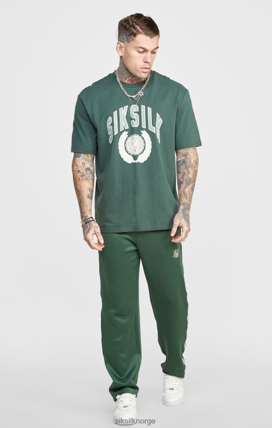 SikSilk menn grønn smart joggebukse med rett ben V8JH48516 klær