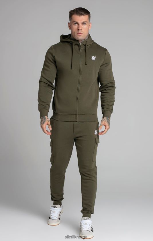 SikSilk menn khaki essential cargo jogger V8JH48515 klær