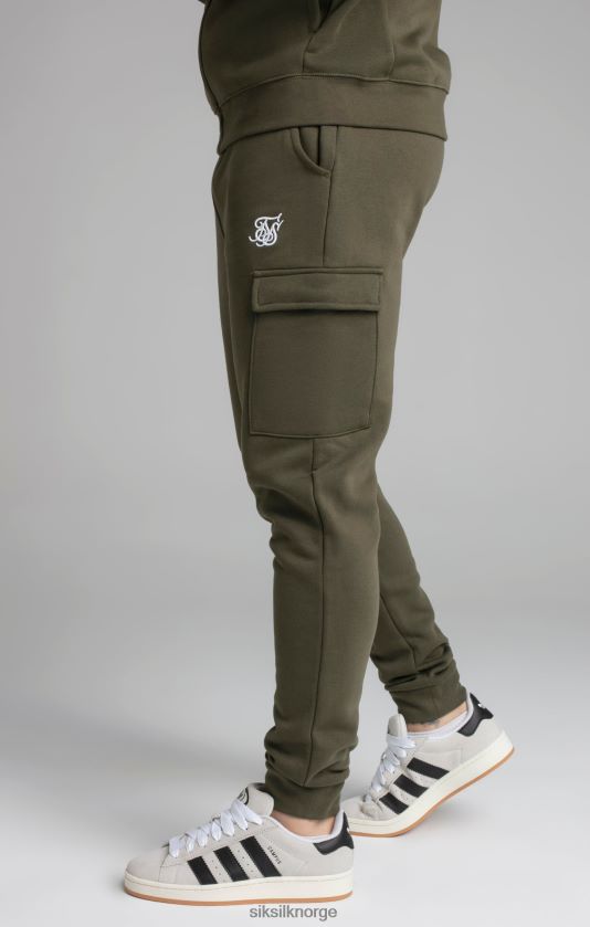 SikSilk menn khaki essential cargo jogger V8JH48515 klær