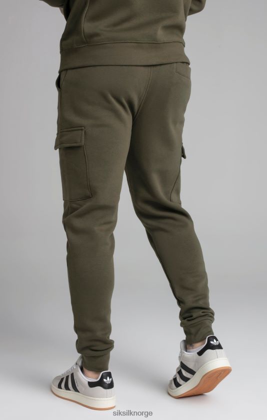 SikSilk menn khaki essential cargo jogger V8JH48515 klær