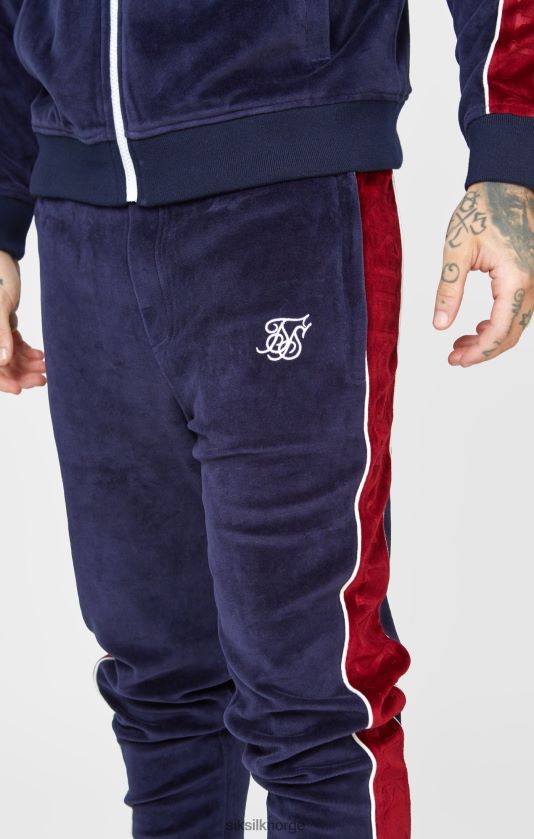SikSilk menn marine velour joggebukse V8JH48521 klær