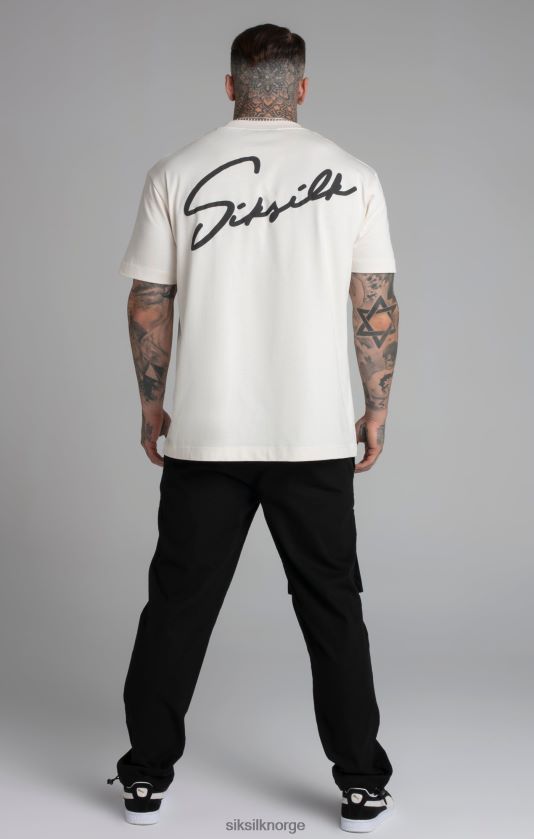 SikSilk menn svarte ripstop cargobukser V8JH48512 klær