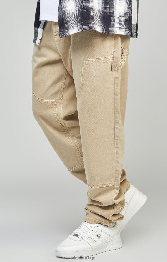 SikSilk menn ecru straight fit snekkerdenim V8JH48555 klær