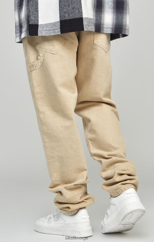 SikSilk menn ecru straight fit snekkerdenim V8JH48555 klær