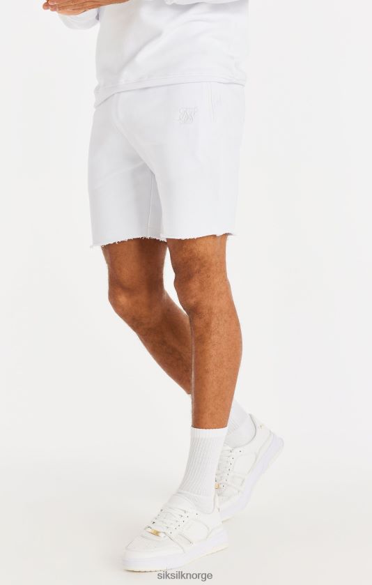 SikSilk menn avslappet flyshorts - hvit V8JH48589 klær