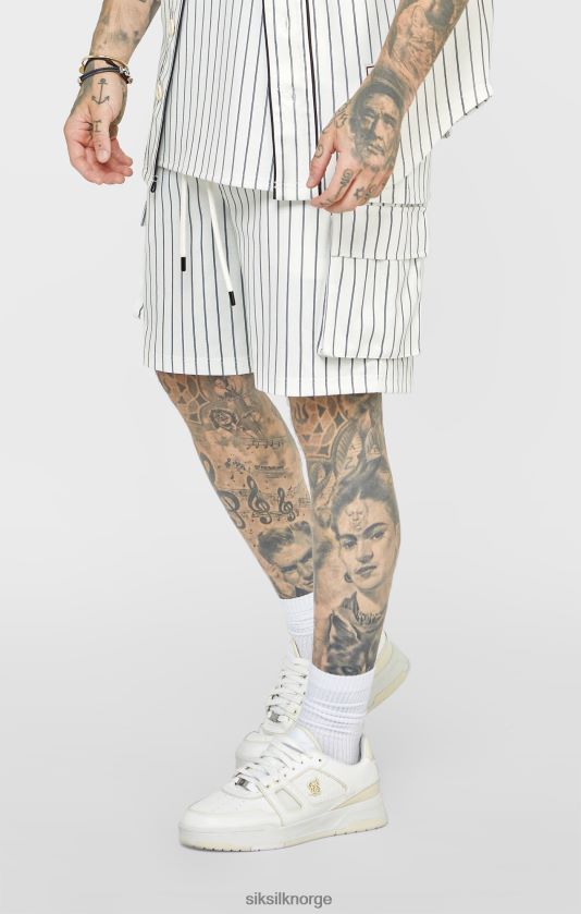SikSilk menn ecru jubileum basketball last kort V8JH48568 klær