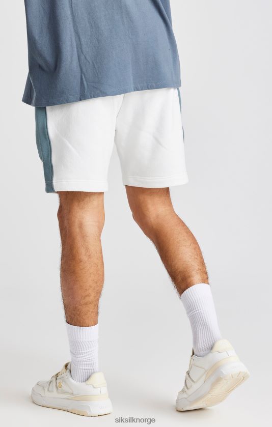 SikSilk menn hvit rose broderi kort V8JH48584 klær