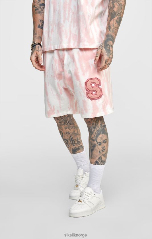 SikSilk menn rosa tie dye jogger kort V8JH48574 klær