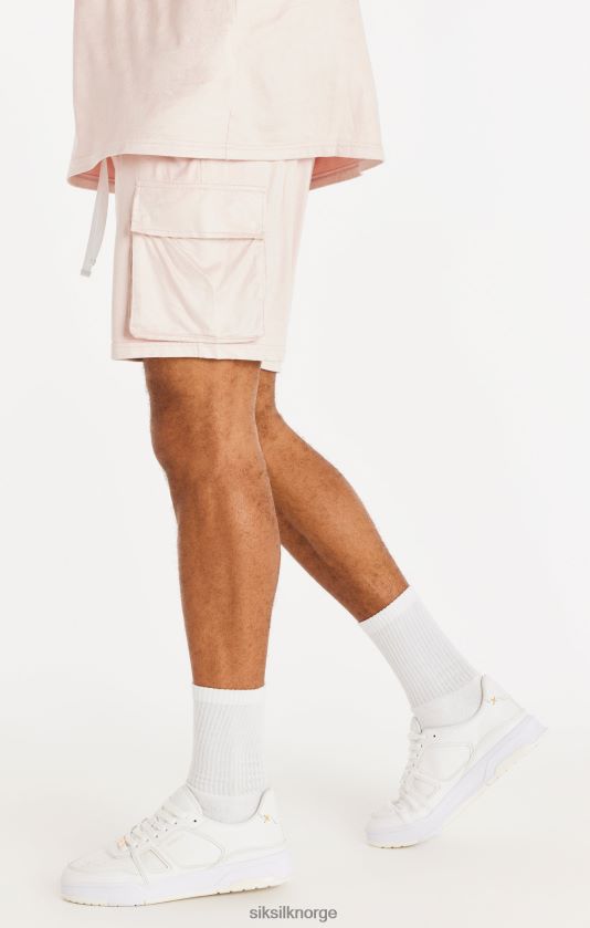 SikSilk menn stretch shorts i semsket skinn - rosa V8JH48579 klær