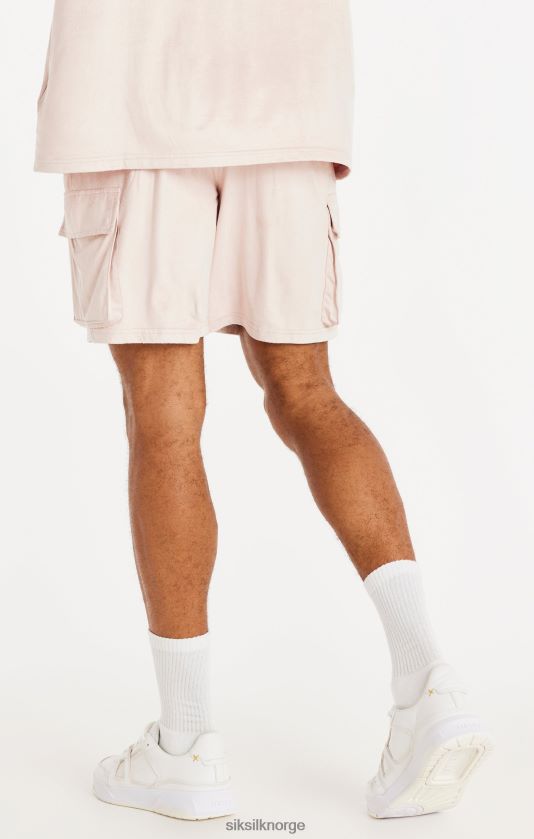 SikSilk menn stretch shorts i semsket skinn - rosa V8JH48579 klær