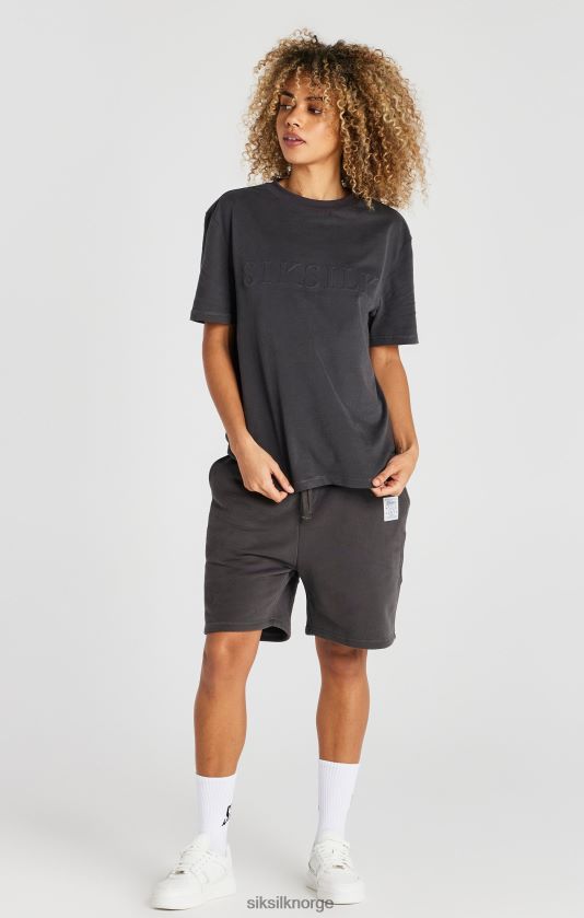 SikSilk menn svart foundation jogger kort V8JH48602 klær