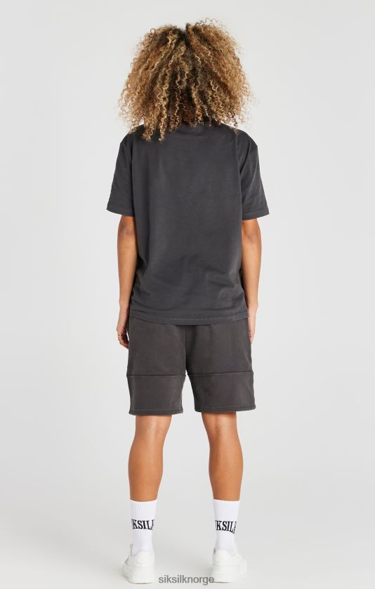 SikSilk menn svart foundation jogger kort V8JH48602 klær