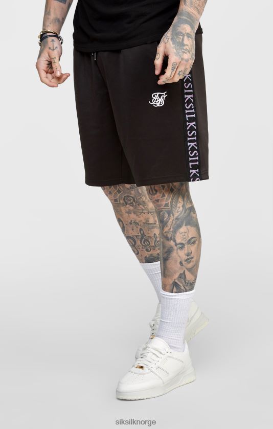SikSilk menn svart tapet kort V8JH48611 klær
