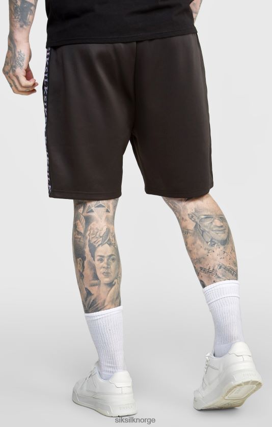 SikSilk menn svart tapet kort V8JH48611 klær