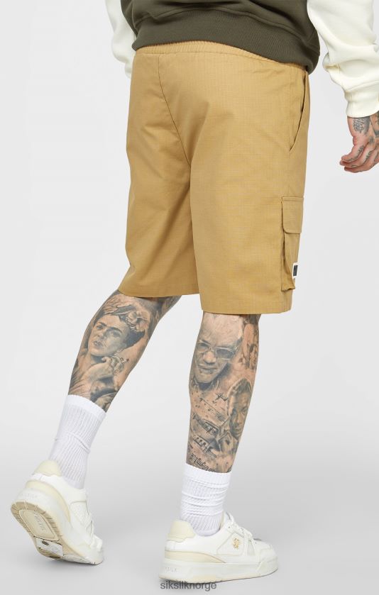 SikSilk menn tan ripstop cargo short V8JH48585 klær