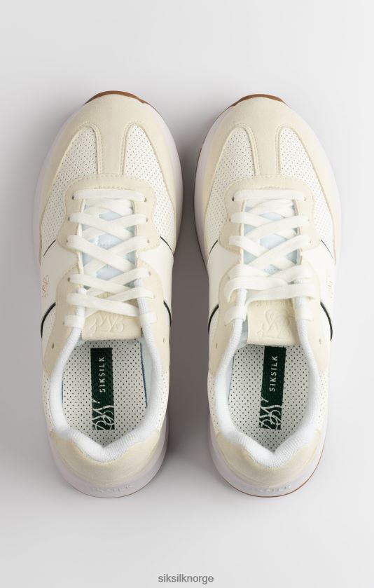 SikSilk menn ecru wira racer trener V8JH481 fottøy