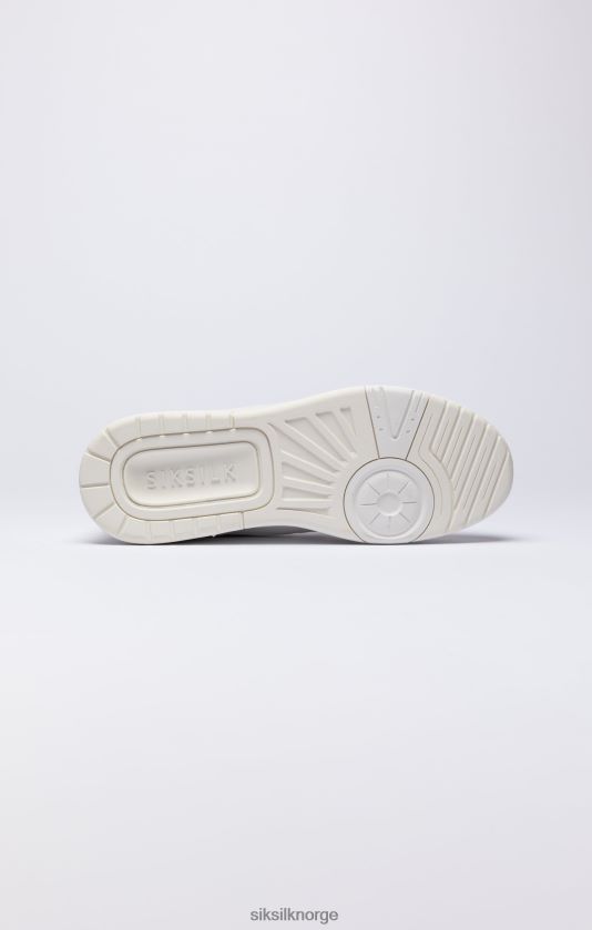 SikSilk menn hvit lav-top banetrener V8JH4814 fottøy