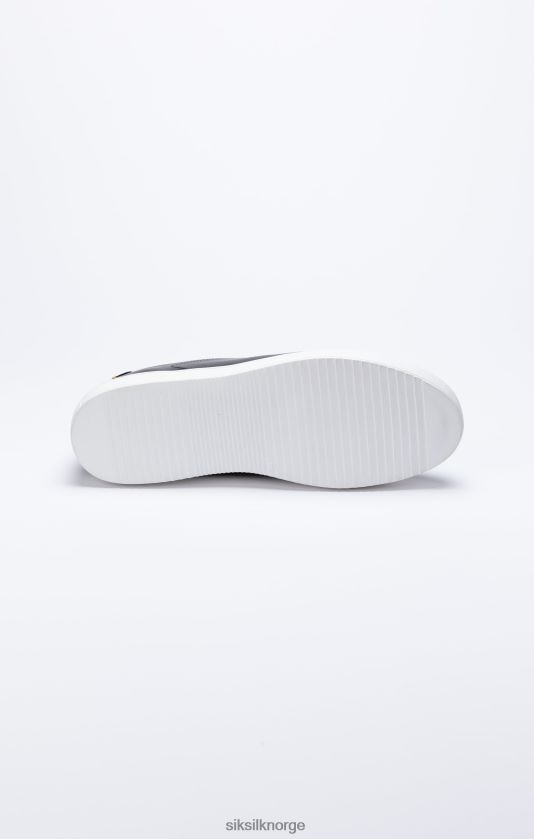 SikSilk menn svart klassisk trener med metall d-ringer V8JH4810 fottøy