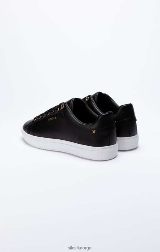 SikSilk menn svart klassisk trener med metall d-ringer V8JH4810 fottøy