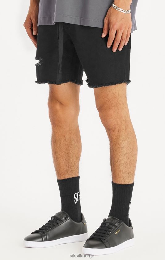 SikSilk menn svart lavtopp fritidssko V8JH4817 fottøy