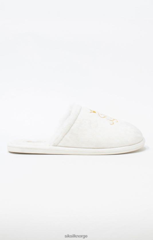 SikSilk x menn messi hvite tøfler V8JH488 fottøy