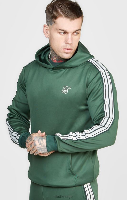 SikSilk menn grønn smart overhead hettegenser V8JH48434 klær