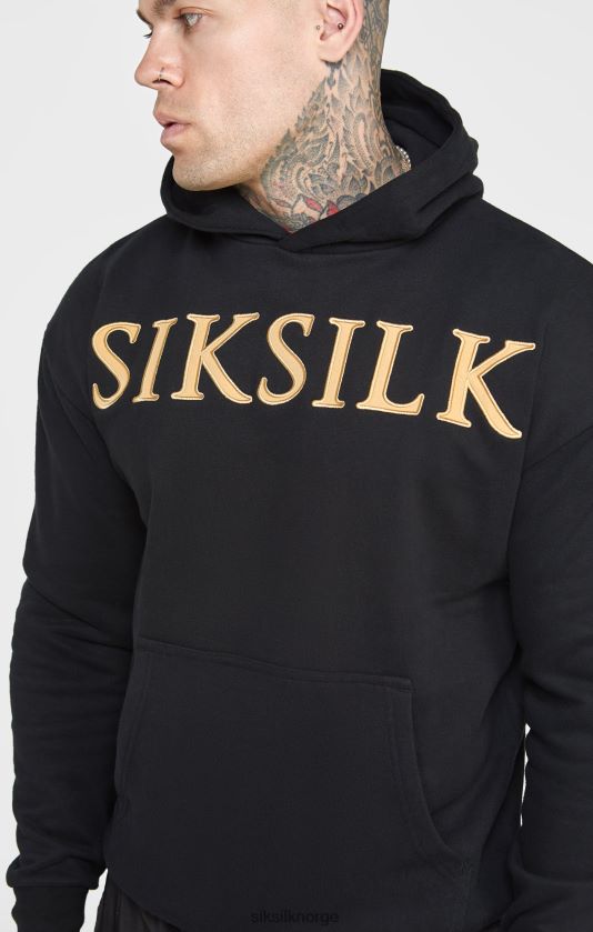 SikSilk menn hettegenser i gullapplikasjon V8JH48436 klær