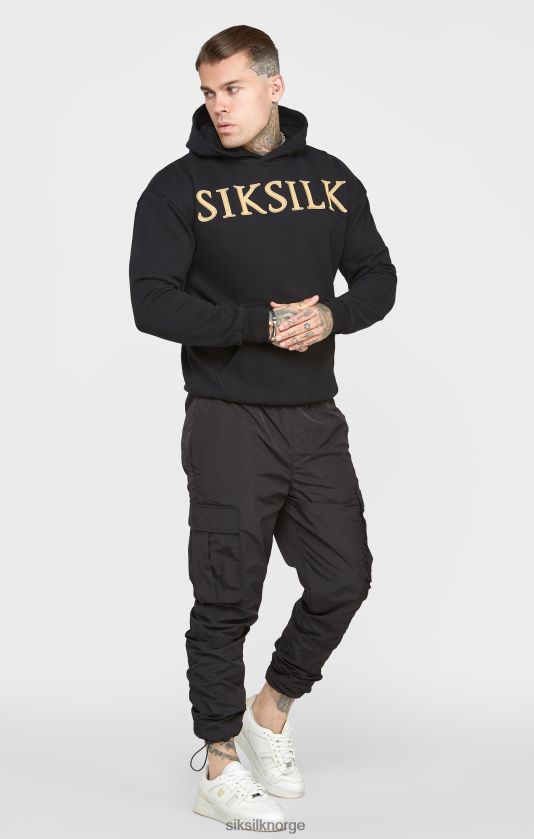 SikSilk menn hettegenser i gullapplikasjon V8JH48436 klær