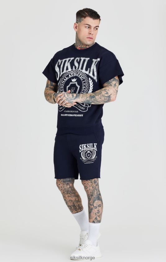 SikSilk menn marine genser V8JH48445 klær