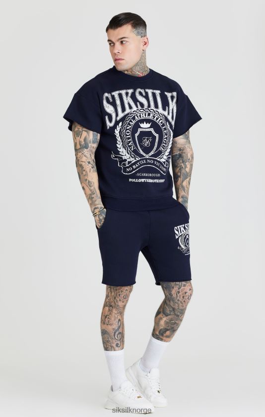 SikSilk menn marine genser V8JH48445 klær