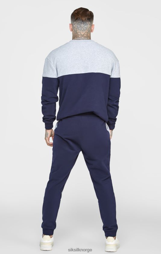 SikSilk menn marine klipp og sy oversized svette V8JH48437 klær
