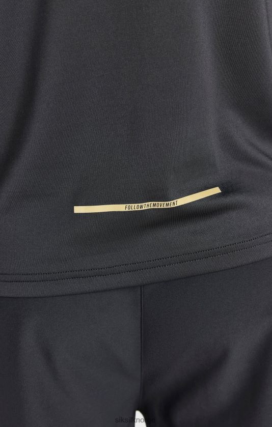SikSilk menn svart sportsglidelås V8JH48449 klær
