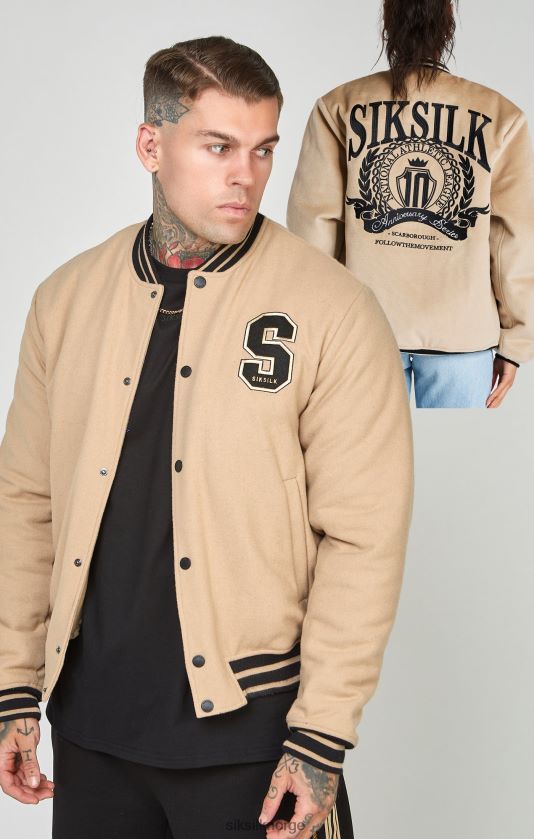 SikSilk menn ecru jubileumsjakke V8JH48486 klær