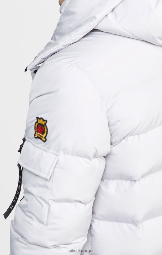 SikSilk menn grå parkasjakke V8JH48487 klær