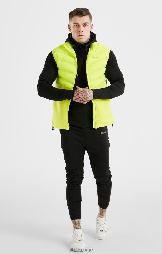 SikSilk menn gul sportsvest V8JH48492 klær