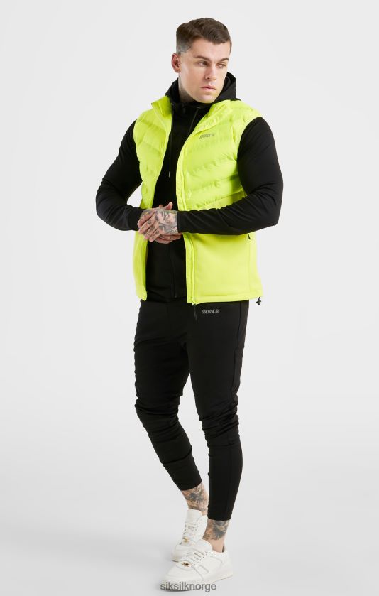 SikSilk menn gul sportsvest V8JH48492 klær