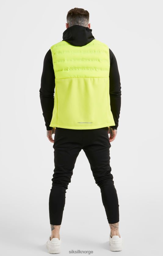 SikSilk menn gul sportsvest V8JH48492 klær