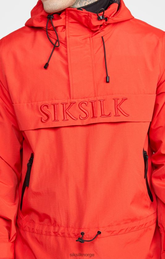 SikSilk menn rød overhead jakke V8JH48489 klær
