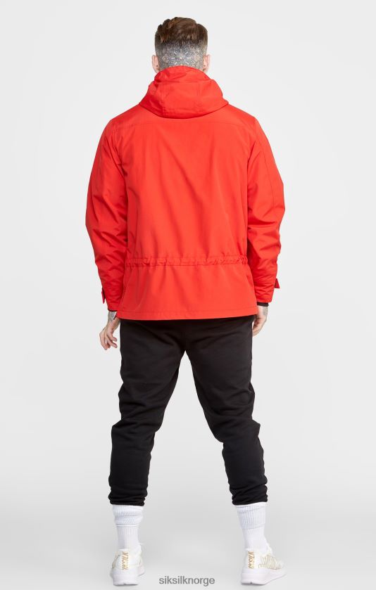 SikSilk menn rød overhead jakke V8JH48489 klær