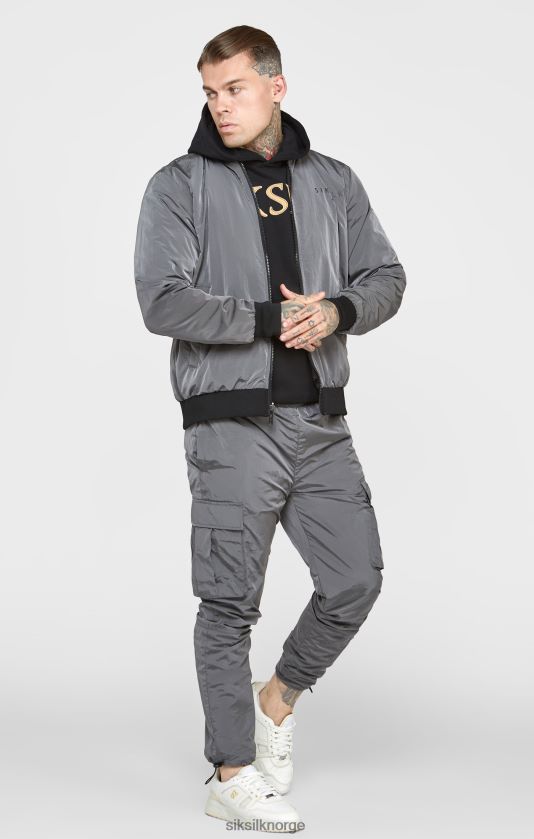 SikSilk menn svart reversibel bombefly V8JH48502 klær