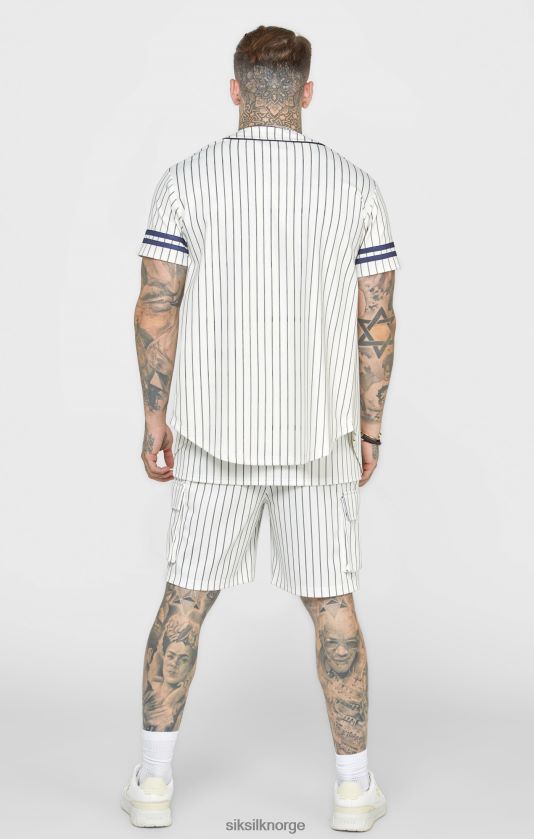 SikSilk menn beige baseballtrøye V8JH48391 klær