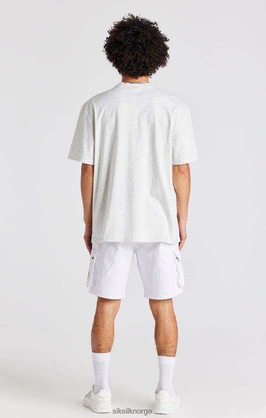 SikSilk menn snømergel oversized kjede t-skjorte V8JH48388 klær