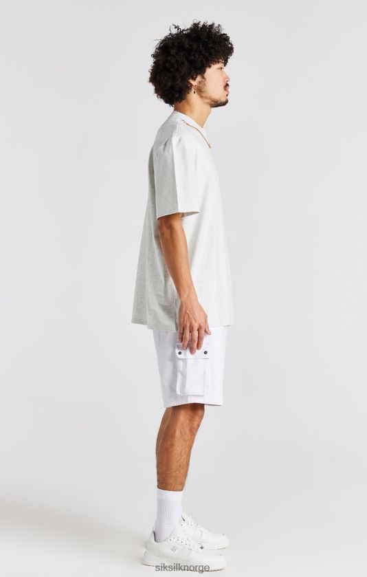 SikSilk menn snømergel oversized kjede t-skjorte V8JH48388 klær